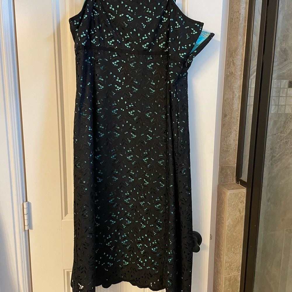 Harold’s strapless dress. Size 14.